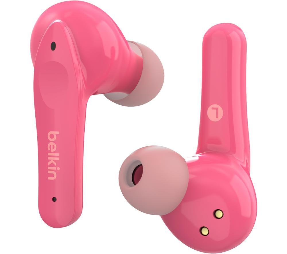 BELKIN SoundForm Nano PAC003BT Wireless Bluetooth Kid's Earbuds - Pink