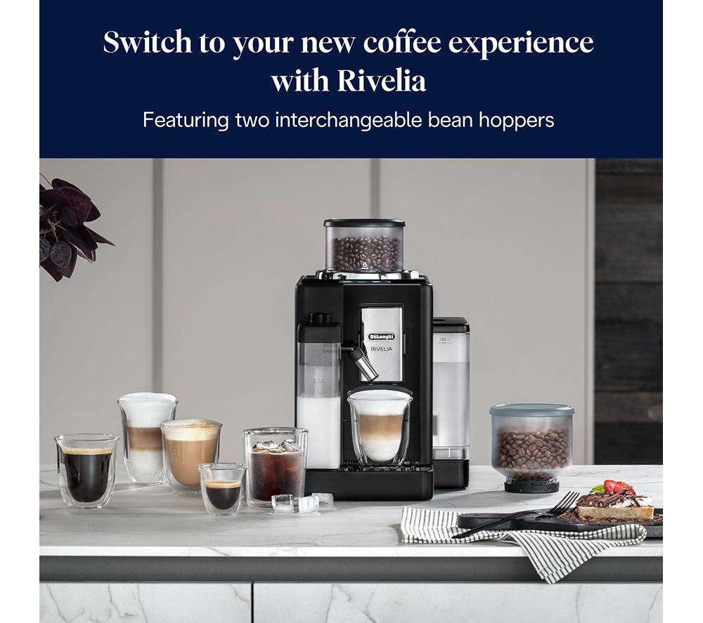 DELONGHI Rivelia EXAM440.55.B Kaffeevollautomat – Schwarz