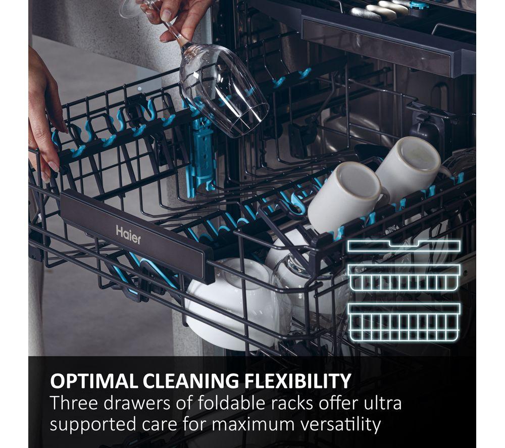 HAIER I Pro Shine 3 XF5C4M1W Full-size WiFi-enabled Dishwasher - White