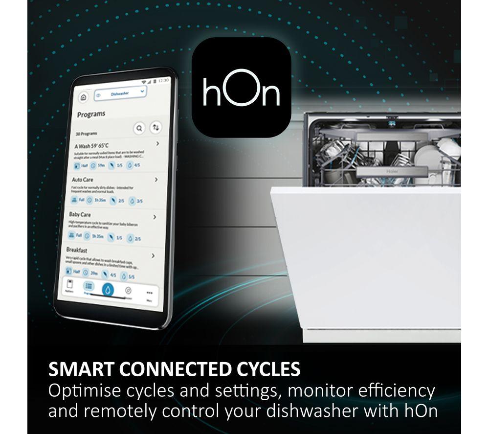 HAIER I Pro Shine 3 XF5C4M1W Full-size WiFi-enabled Dishwasher - White