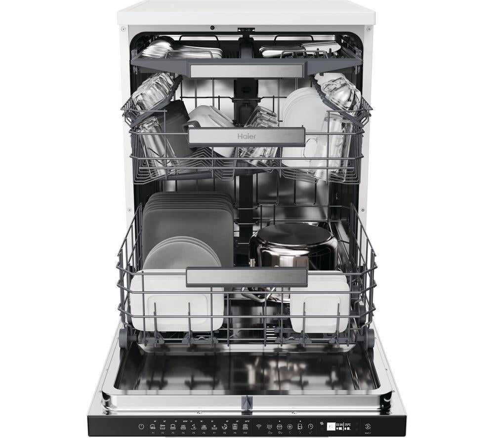 HAIER I Pro Shine 3 XF5C4M1W Full-size WiFi-enabled Dishwasher - White