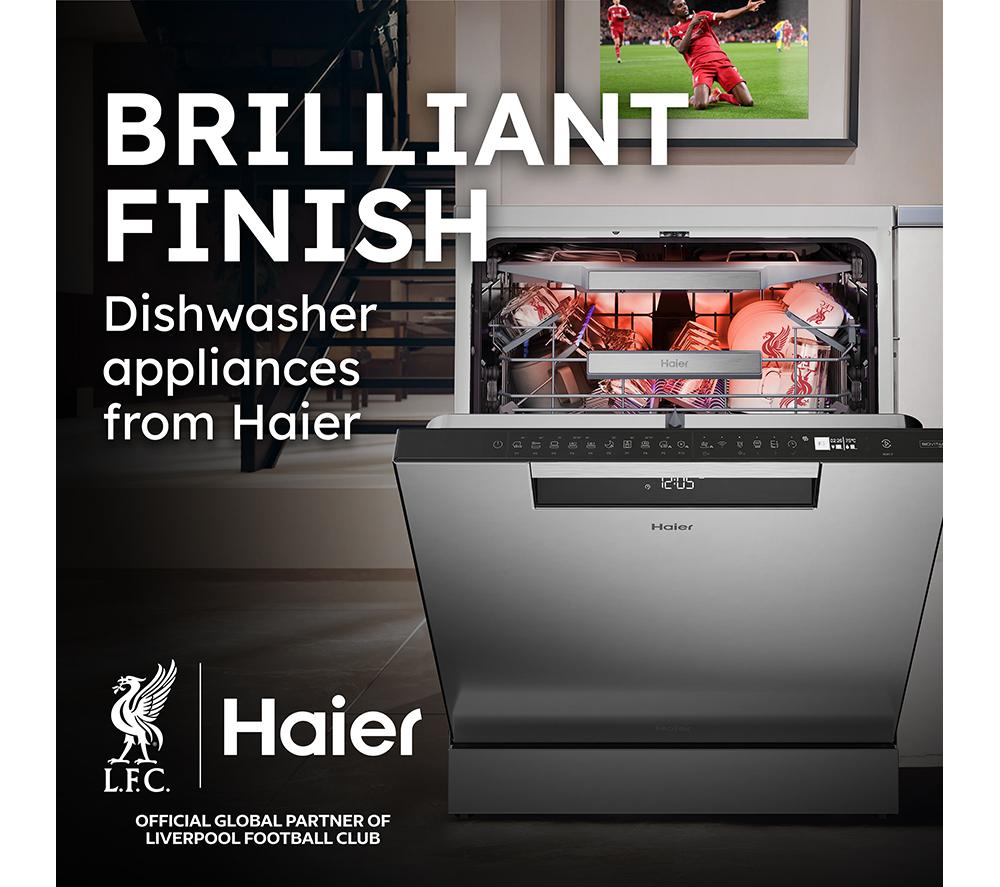 HAIER I Pro Shine 3 XF5C4M1W Full-size WiFi-enabled Dishwasher - White