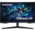 SAMSUNG Odyssey G5 LS27CG552EUXXU Quad HD 27" Curved VA LCD Gaming Monitor - Black