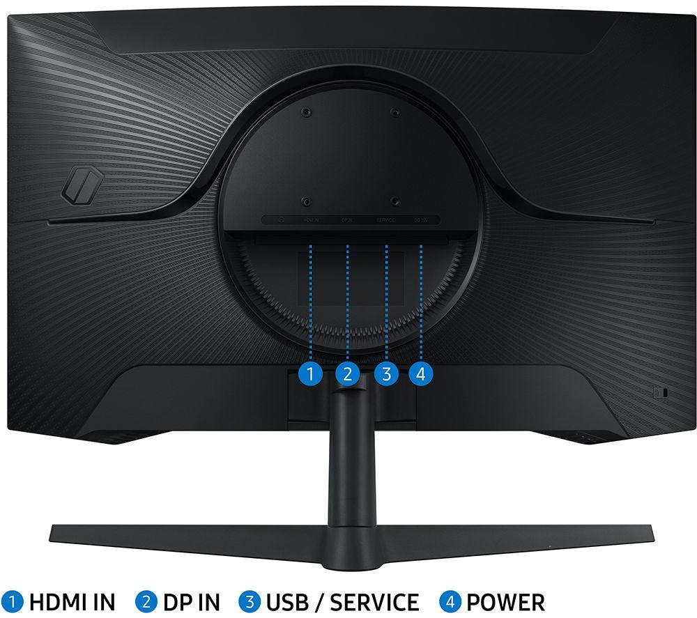 SAMSUNG Odyssey G5 LS32CG552EUXXU Quad HD 32" Curved VA LCD Gaming Monitor - Schwarz