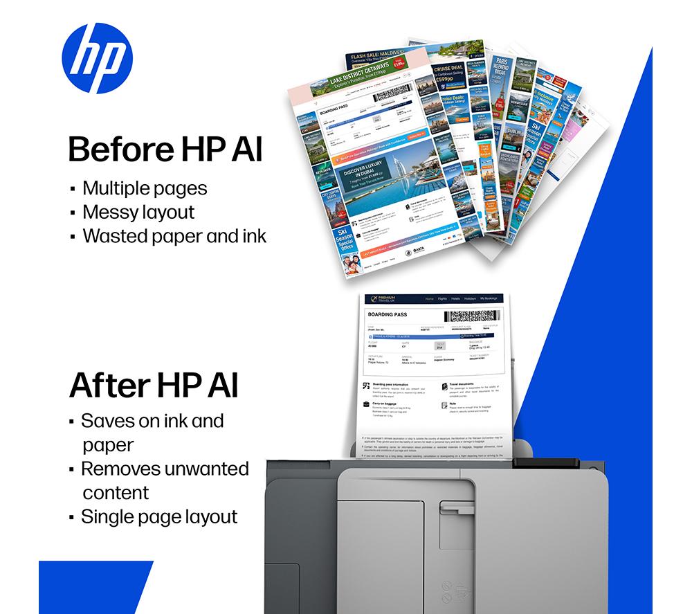 Impresora multifunción inalámbrica a color HP OfficeJet Pro 8124e | 6 meses de Instant Ink gratis con HP+
