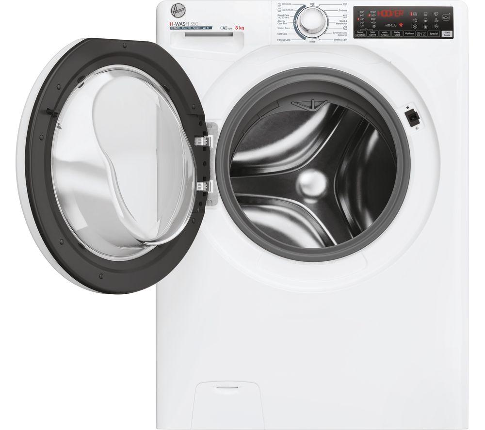 HOOVER H-Wash 350 H3WPS686TAM6-80 WiFi-enabled 8 kg 1600rpm Washing Machine - White