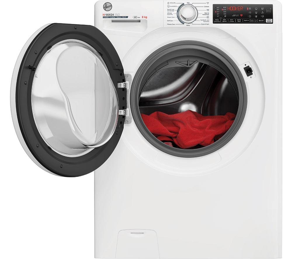 HOOVER H-Wash 350 H3WPS686TAM6-80 WiFi-enabled 8 kg 1600rpm Washing Machine - White