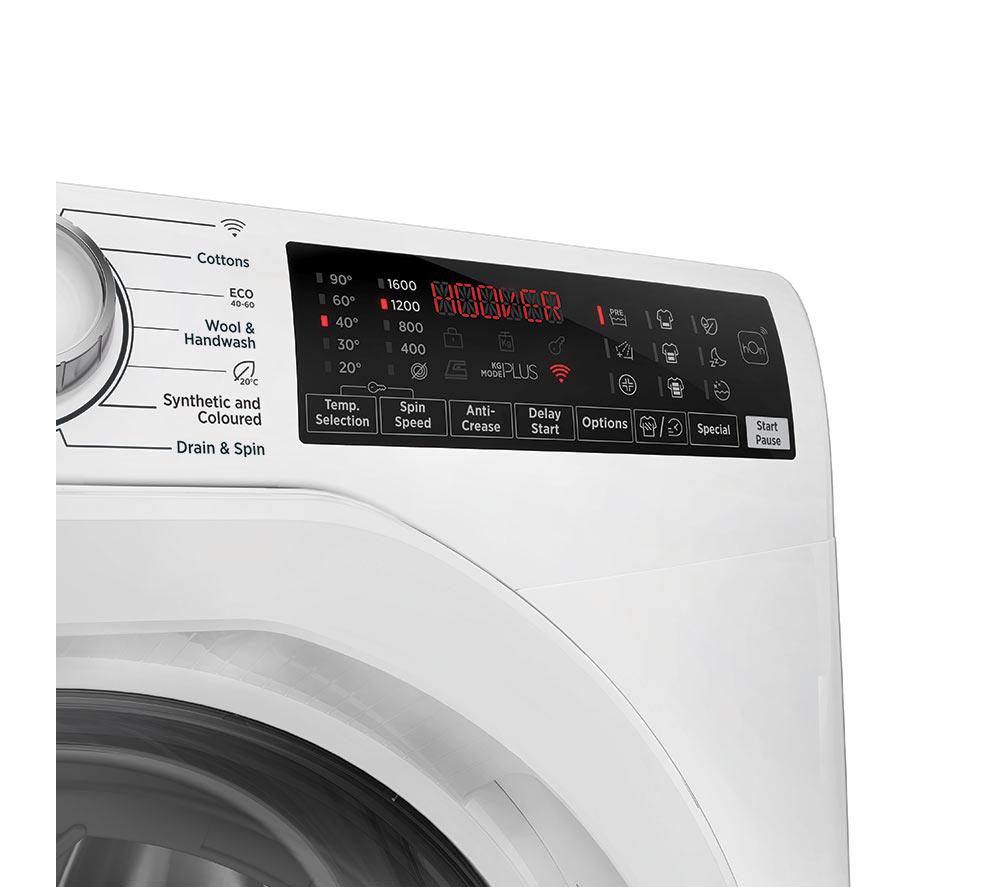 HOOVER H-Wash 350 H3WPS686TAM6-80 WiFi-enabled 8 kg 1600rpm Washing Machine - White