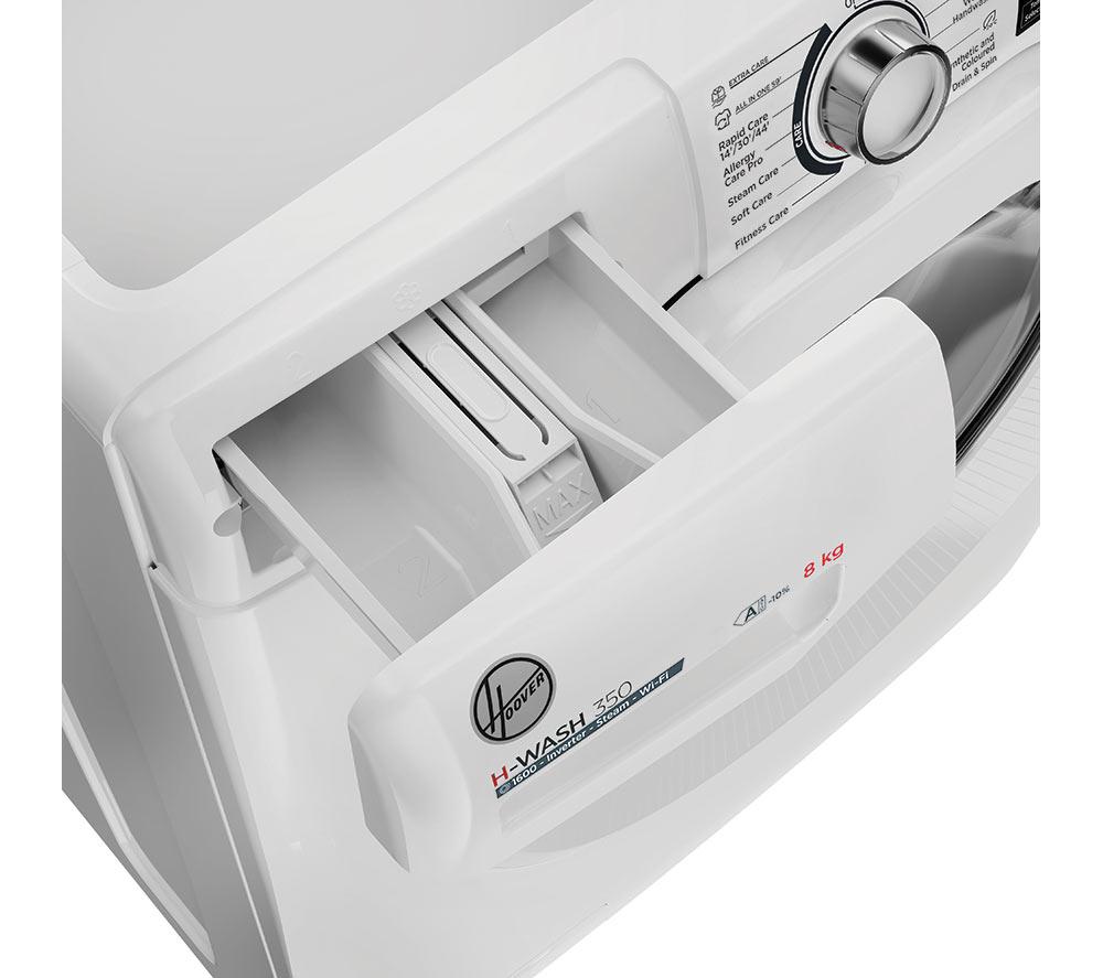 HOOVER H-Wash 350 H3WPS686TAM6-80 WiFi-enabled 8 kg 1600rpm Washing Machine - White