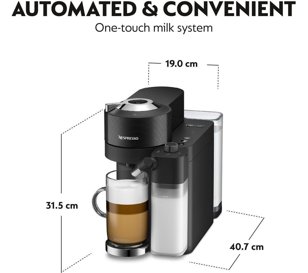 NESPRESSO by De’Longhi Vertuo Lattissima Pod ENV300.B Cafetera inteligente - Negra