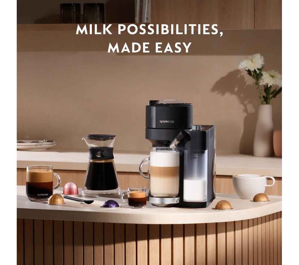 NESPRESSO by De’Longhi Vertuo Lattissima Pod ENV300.B Cafetera inteligente - Negra