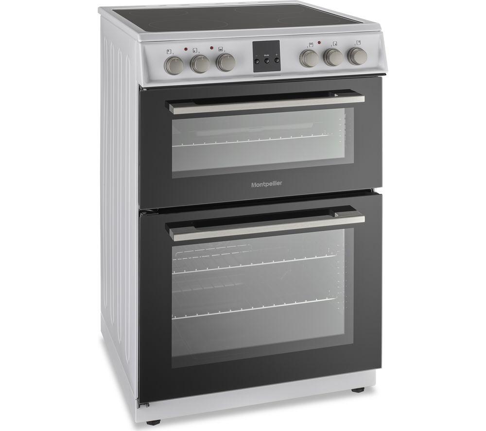 MONTPELLIER MDOC60FW 60 cm Electric Ceramic Cooker - White