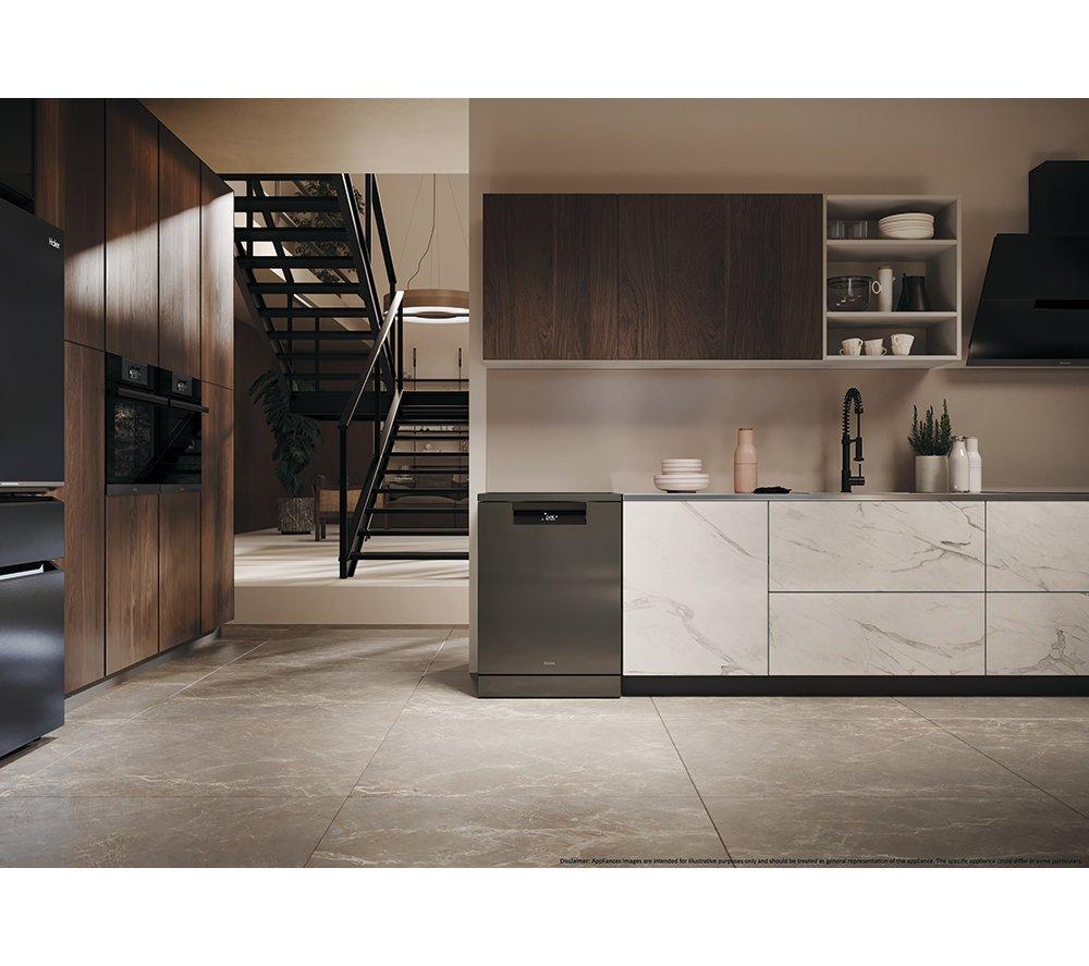 HAIER I Pro Shine 7 XF4A4M4PA Lavavajillas de tamaño completo con WiFi - Grafito