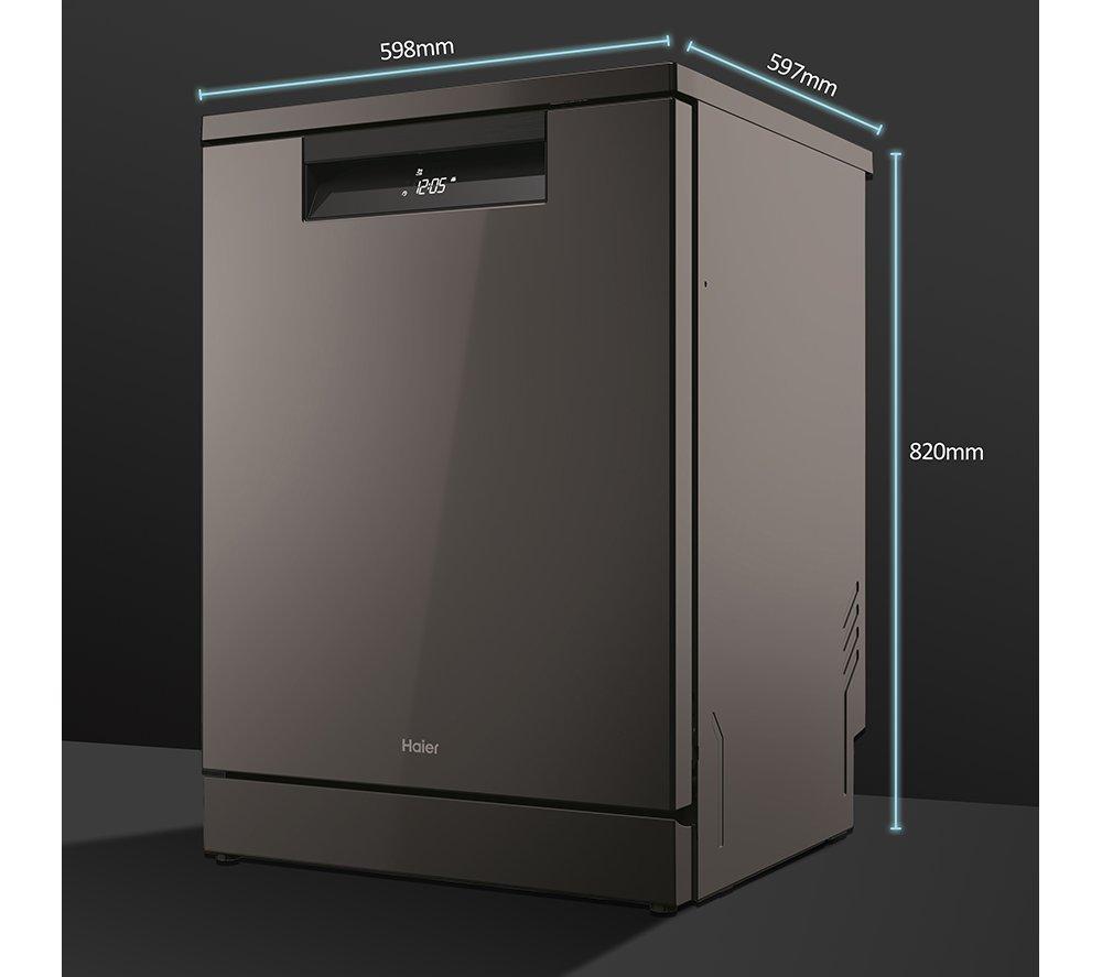 HAIER I Pro Shine 7 XF4A4M4PA Full-size WiFi-enabled Dishwasher - Graphite