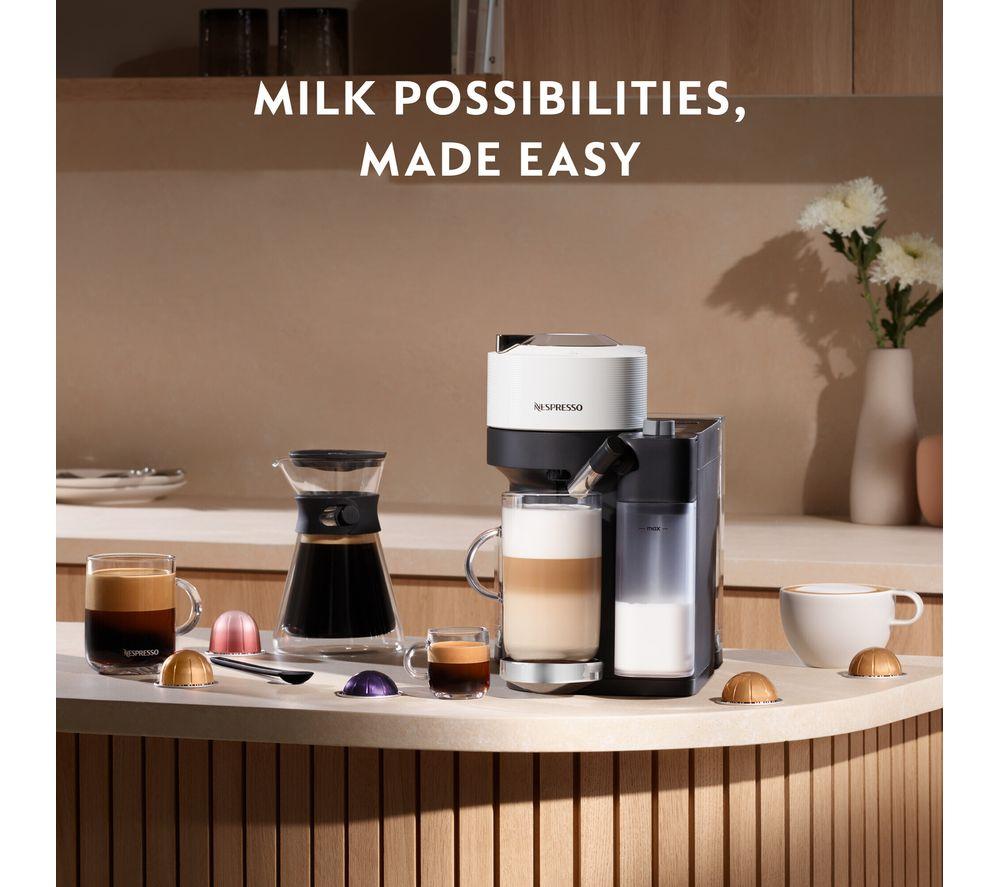NESPRESSO by De’Longhi Vertuo Lattissima Kapselmaschine ENV300.W - Weiß