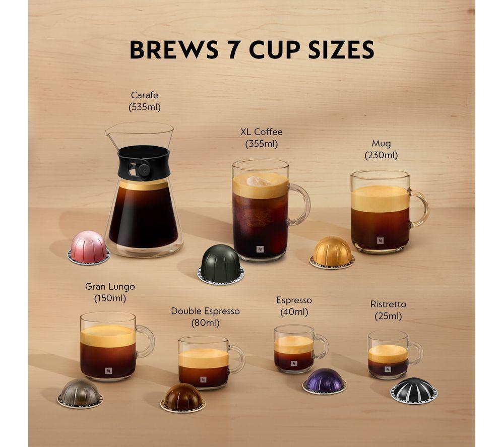 NESPRESSO by De’Longhi Vertuo Lattissima Kapselmaschine ENV300.W - Weiß