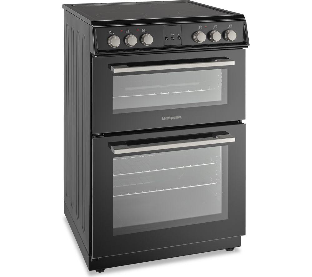 MONTPELLIER MDOC60FK 60 cm Electric Ceramic Cooker - Black