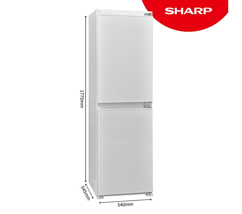 SHARP SJ-BE240M1XS-EN Frigorífico Combi Integrado 50/50 - Bisagra Deslizante