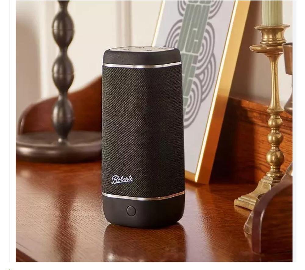 ROBERTS Reunion Portable Bluetooth Speaker - Black