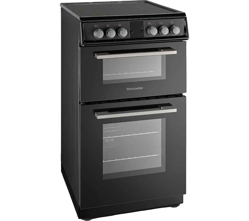 MONTPELLIER MDOC50FK 50 cm Electric Ceramic Cooker - Black