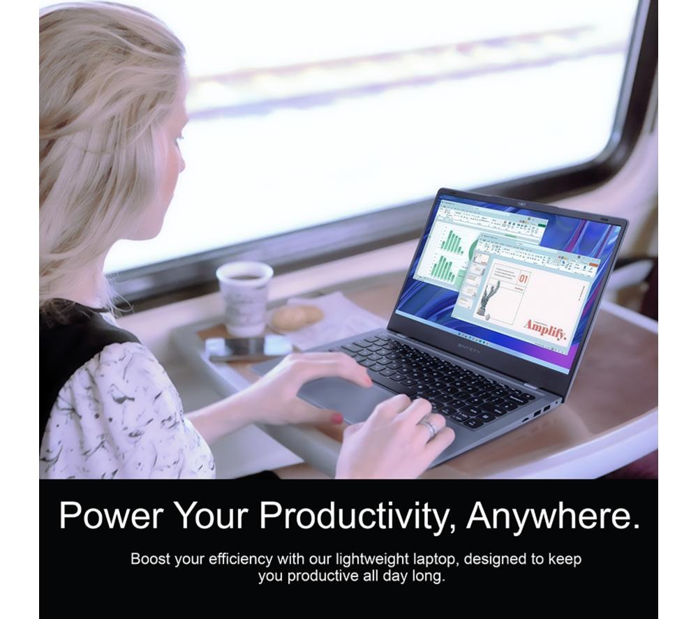 ENTITY Book 14 14" Laptop - Intel® Celeron®, 128 GB eMMC, Grey