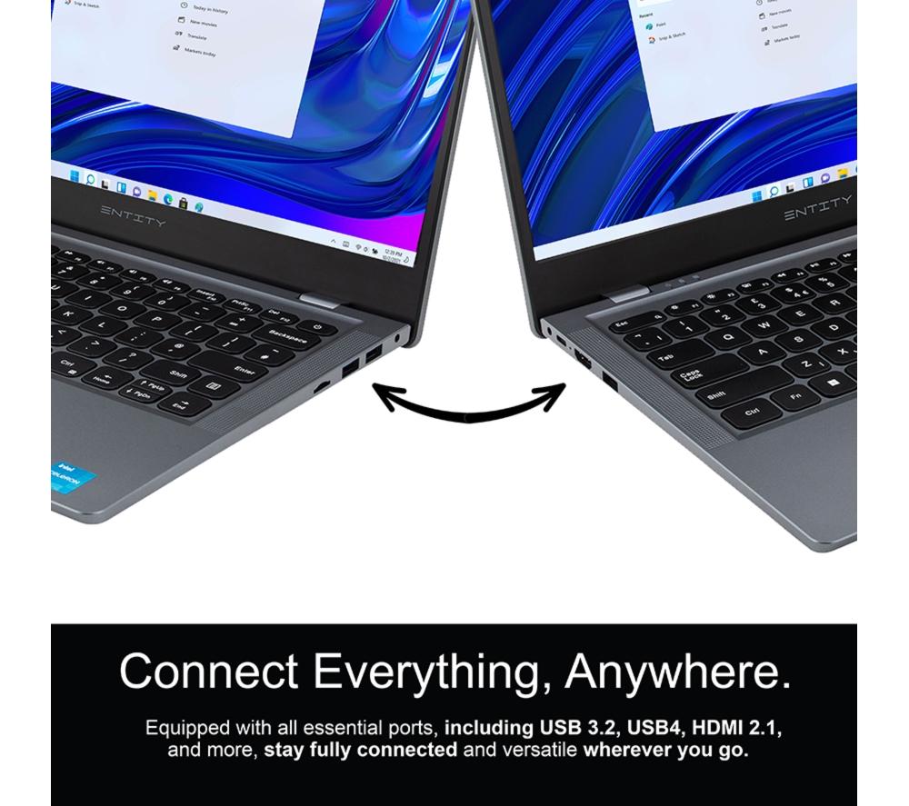 ENTITY Book 14 14" Laptop - Intel® Celeron®, 128 GB eMMC, Grey