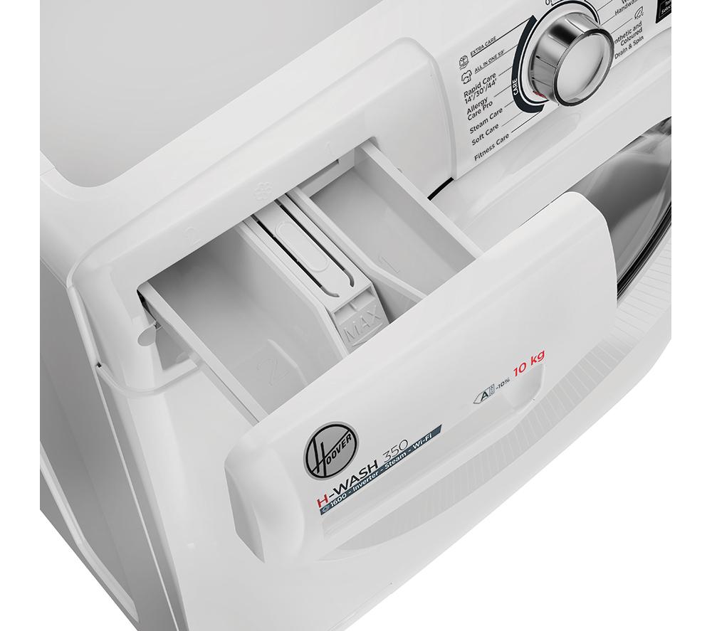 HOOVER H-Wash 350 H3WPS6106TAM6-80 Lavadora con WiFi de 10 kg y 1600 rpm - Blanca