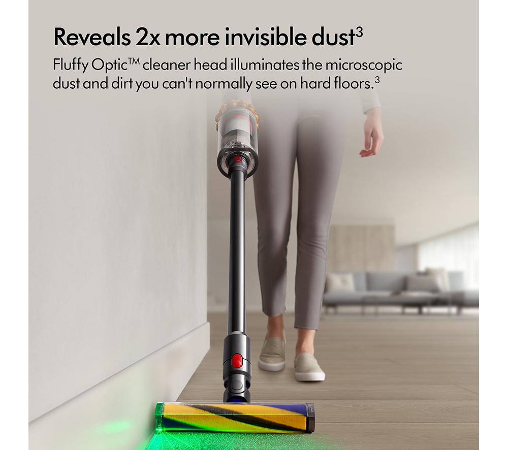 DYSON V15 Detect Absolute Cordless Vacuum Cleaner - Yellow & Nickel