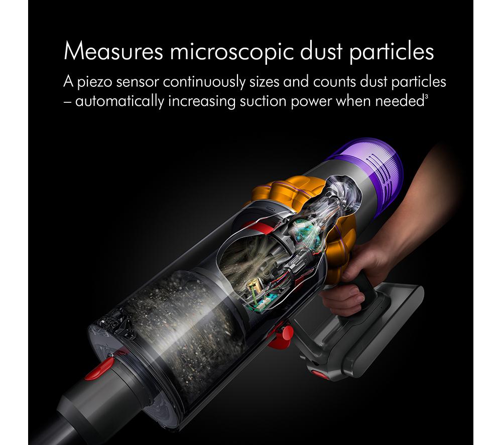 DYSON V15 Detect Absolute Cordless Vacuum Cleaner - Yellow & Nickel