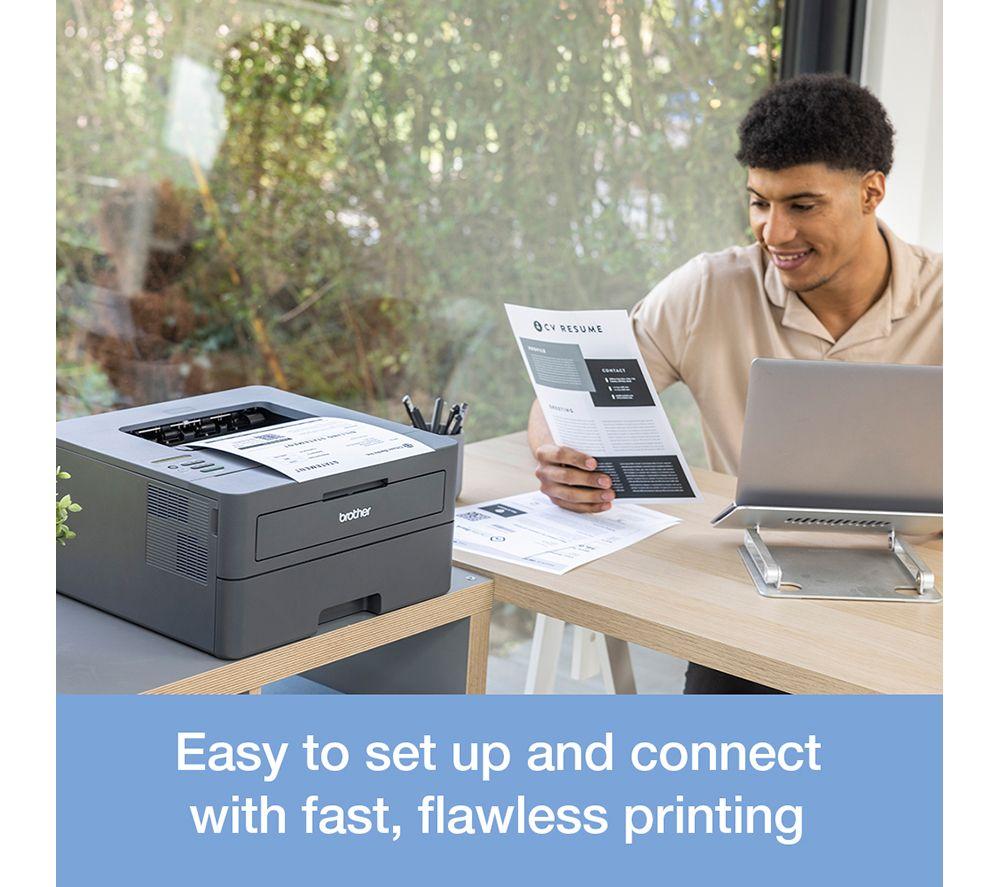 BROTHER HL-L2447DW Monochrom-WLAN-Laserdrucker – Schwarz