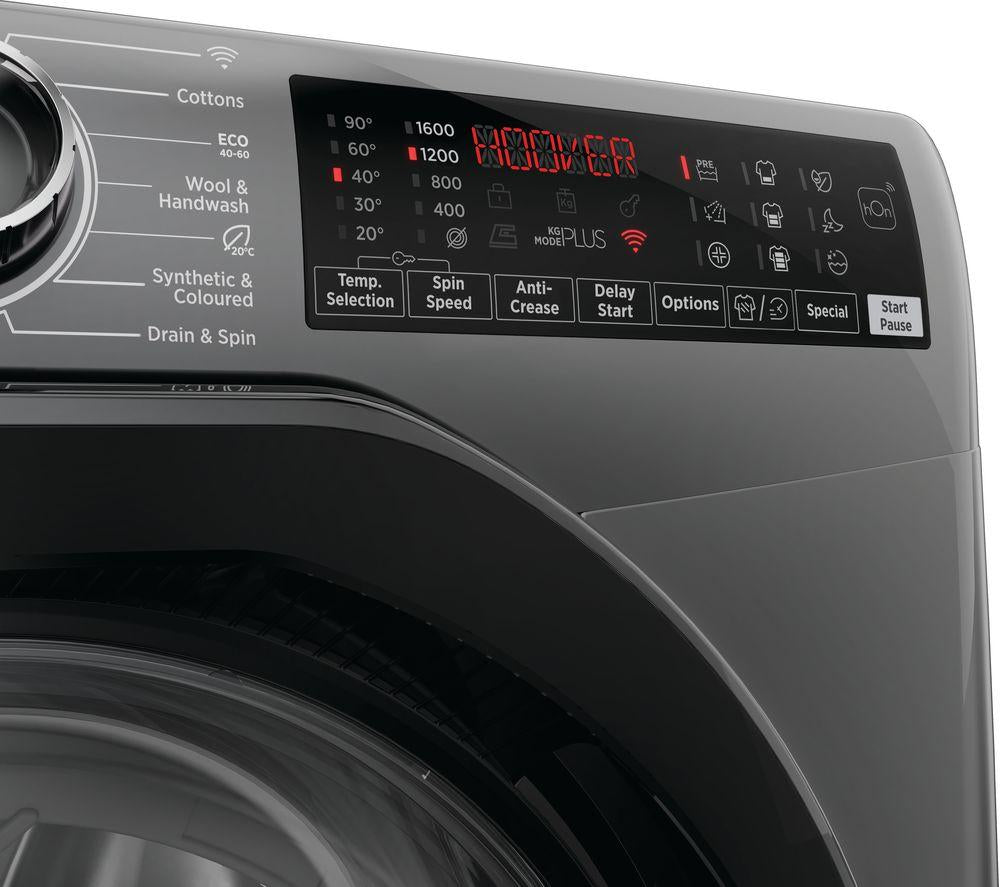 HOOVER H-Wash 350 H3WPS696TMBR6-80 WiFi-enabled 9 kg 1600rpm Washing Machine - Graphite