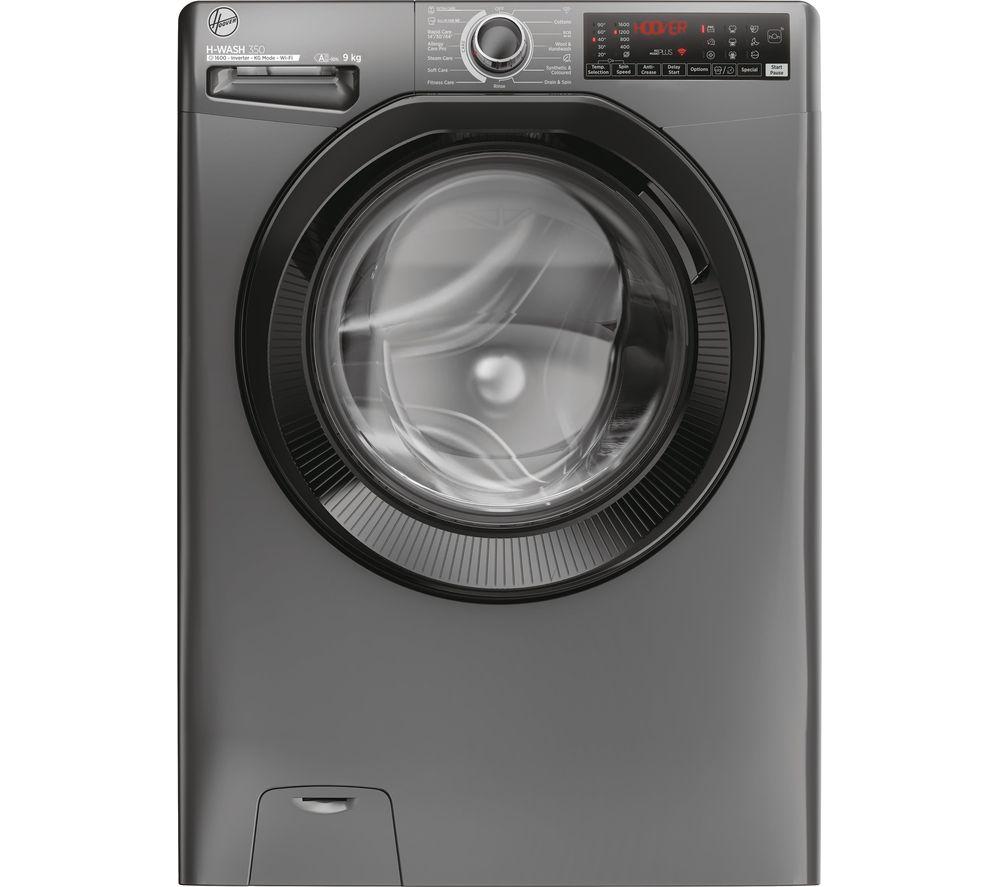 HOOVER H-Wash 350 H3WPS696TMBR6-80 WiFi-enabled 9 kg 1600rpm Washing Machine - Graphite