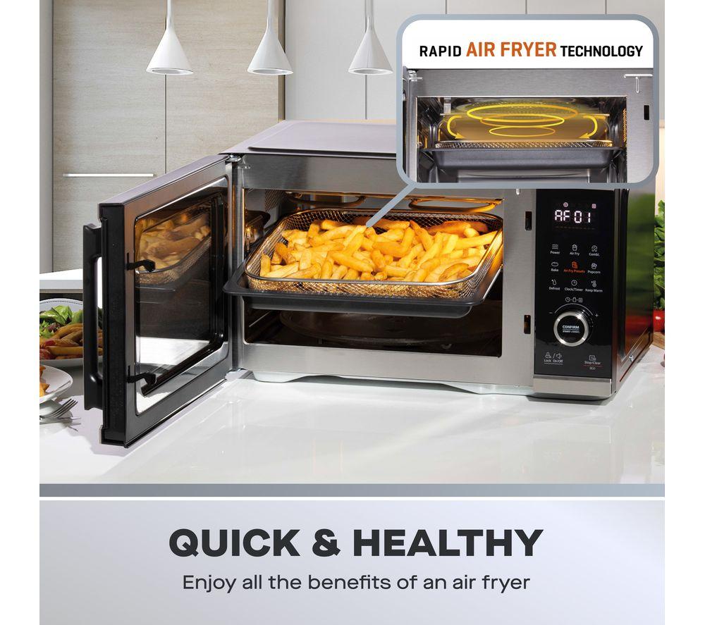 DAEWOO SDA2618GE 5-in-1 Air Fryer Combination Microwave - Silver & Black