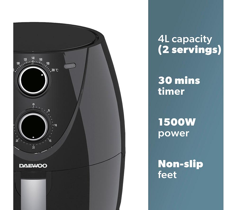 DAEWOO SDA2636GE Air Fryer - Black