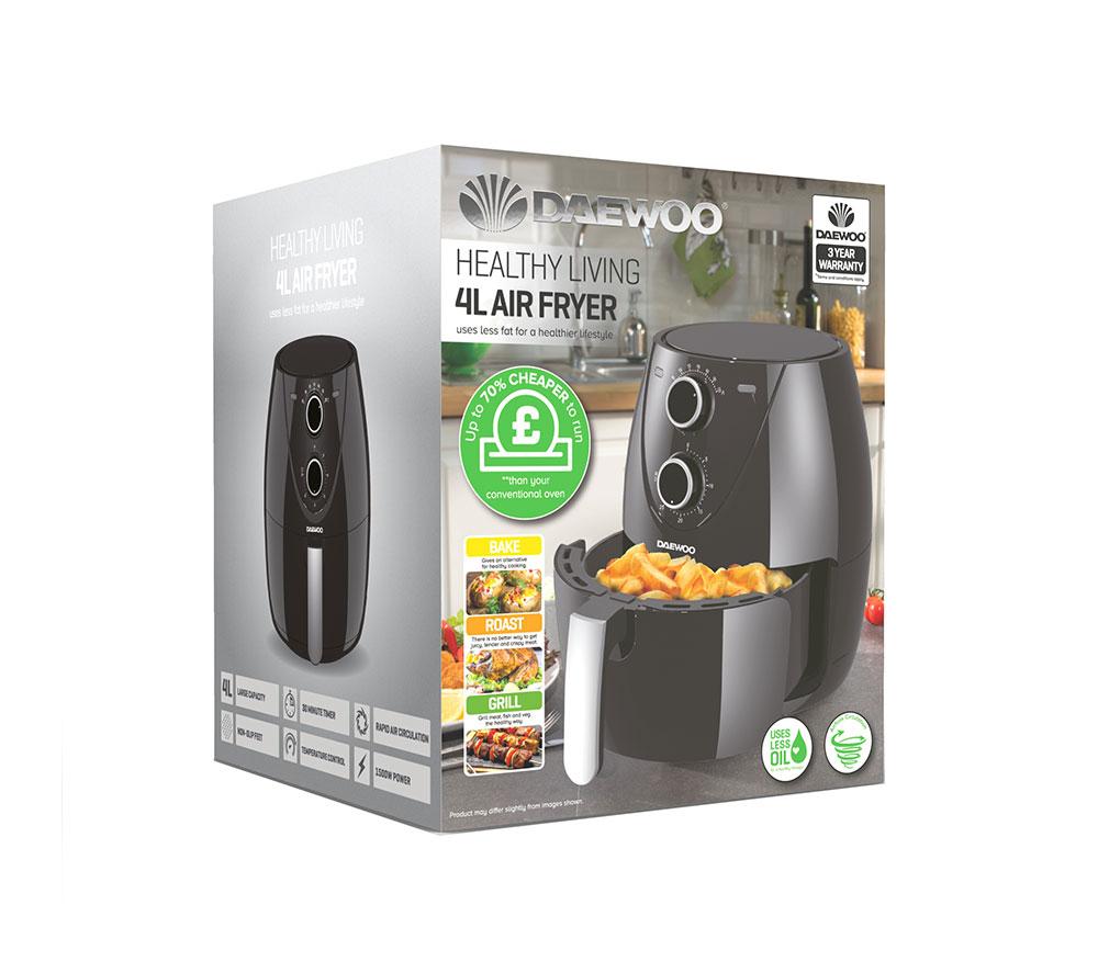 DAEWOO SDA2636GE Air Fryer - Black