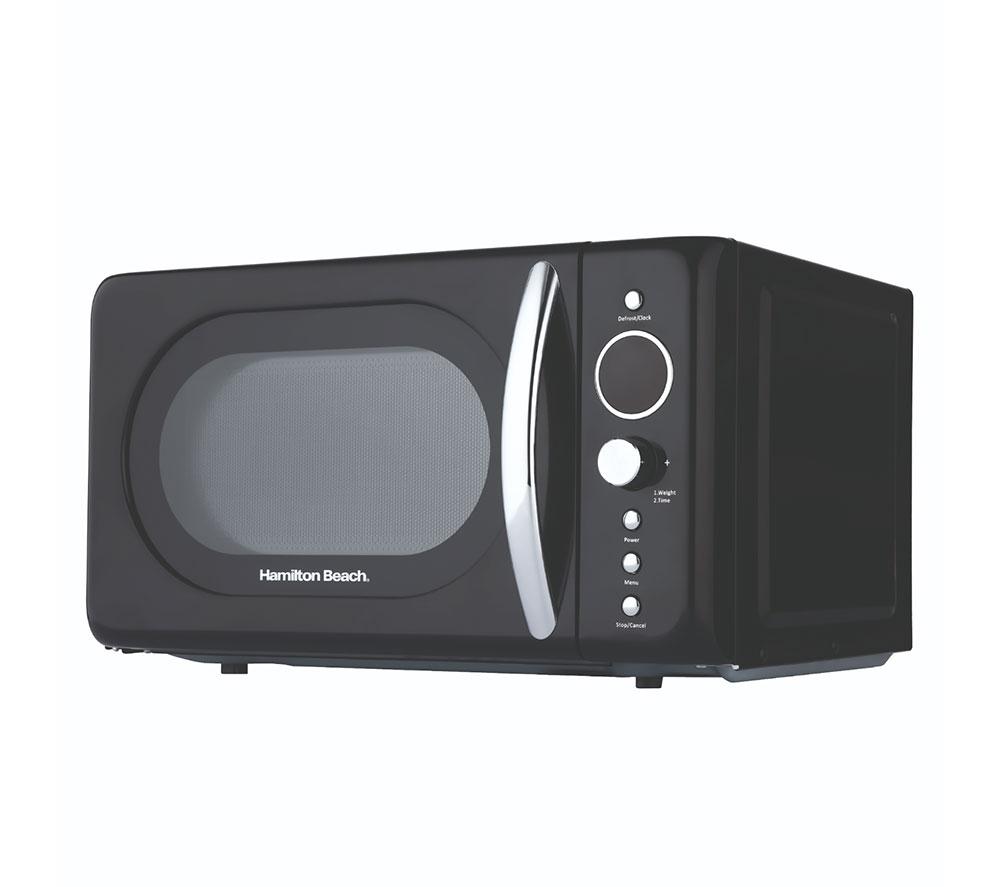 HAMILTON BEACH Retro HB70H20B Compact Solo Microwave - Black
