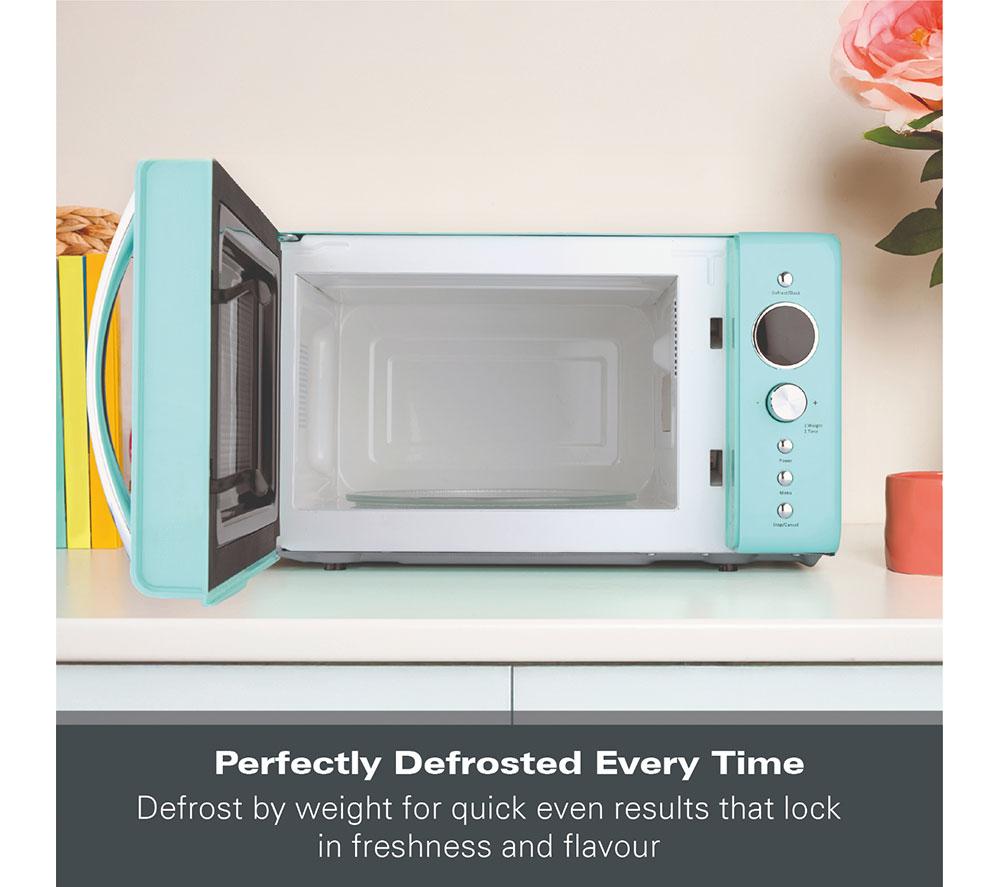 HAMILTON BEACH Retro HB70H20M Compact Solo Microwave - Mint