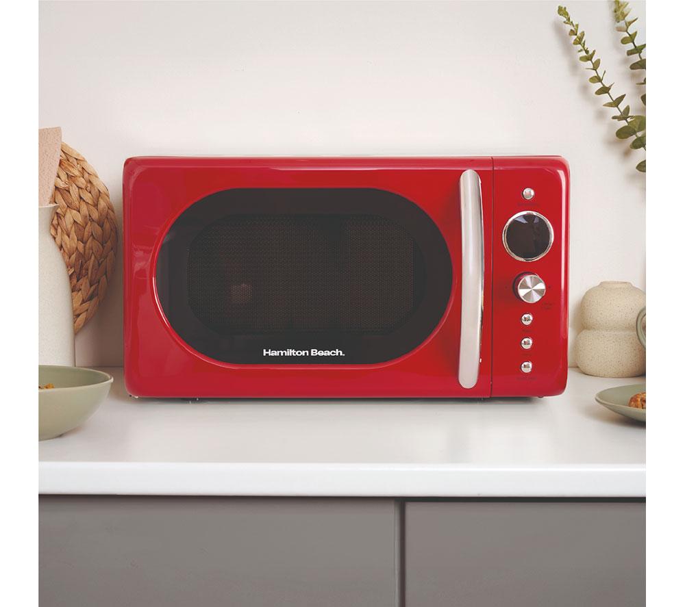 Microondas compacto solo HAMILTON BEACH Retro HB70H20R - Rojo