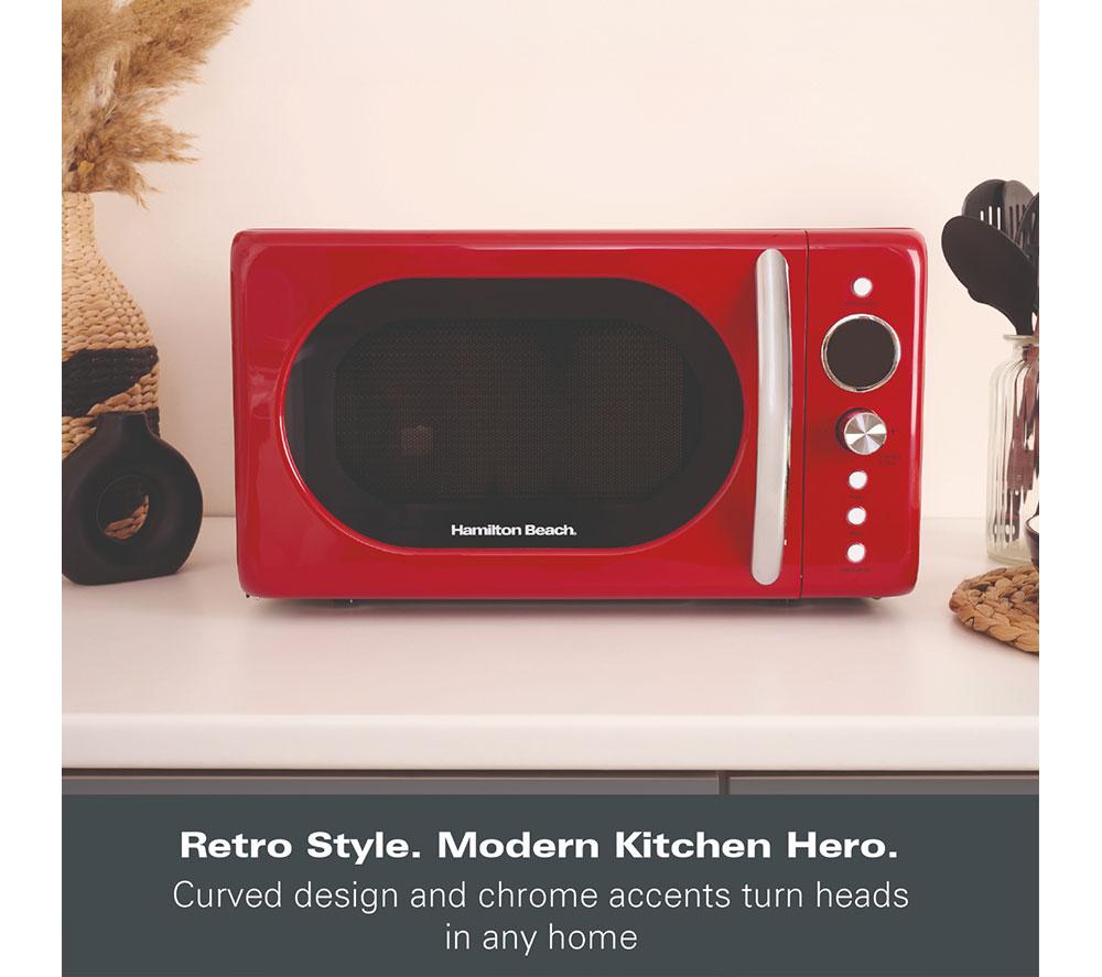 Microondas compacto solo HAMILTON BEACH Retro HB70H20R - Rojo