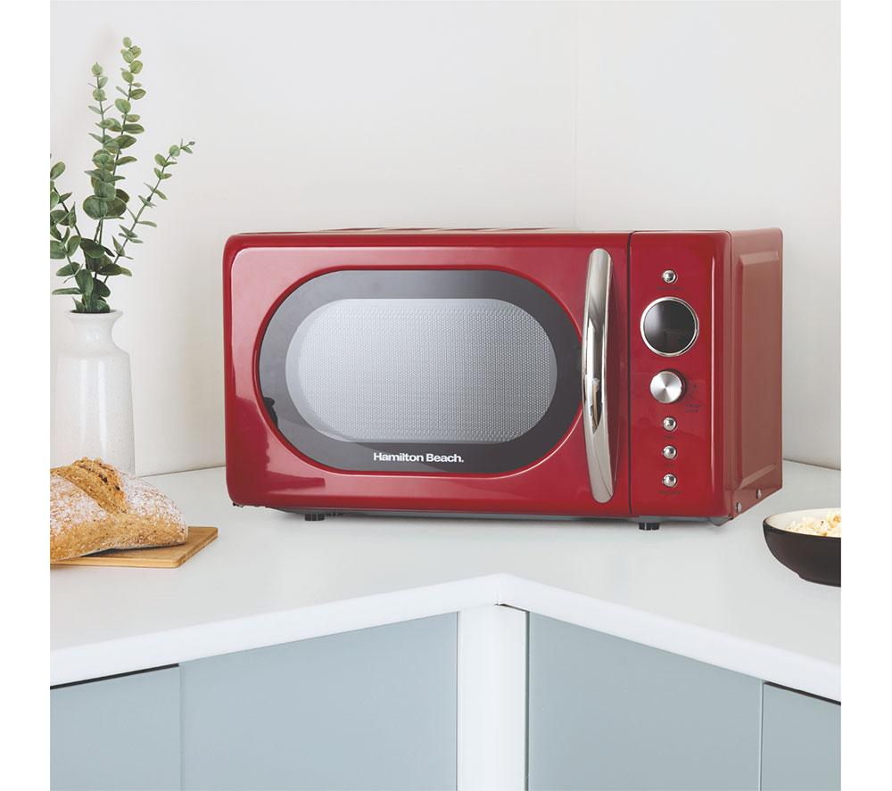 Microondas compacto solo HAMILTON BEACH Retro HB70H20R - Rojo