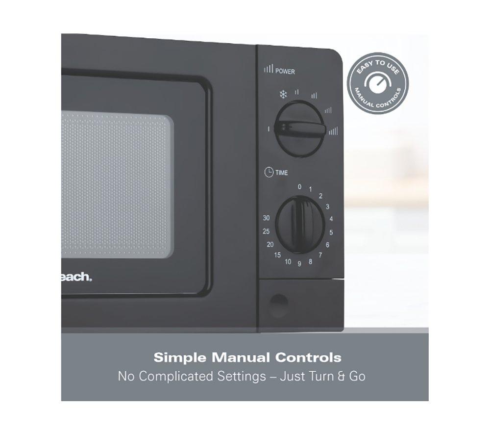 HAMILTON BEACH HB70T20B Compact Solo Microwave - Black