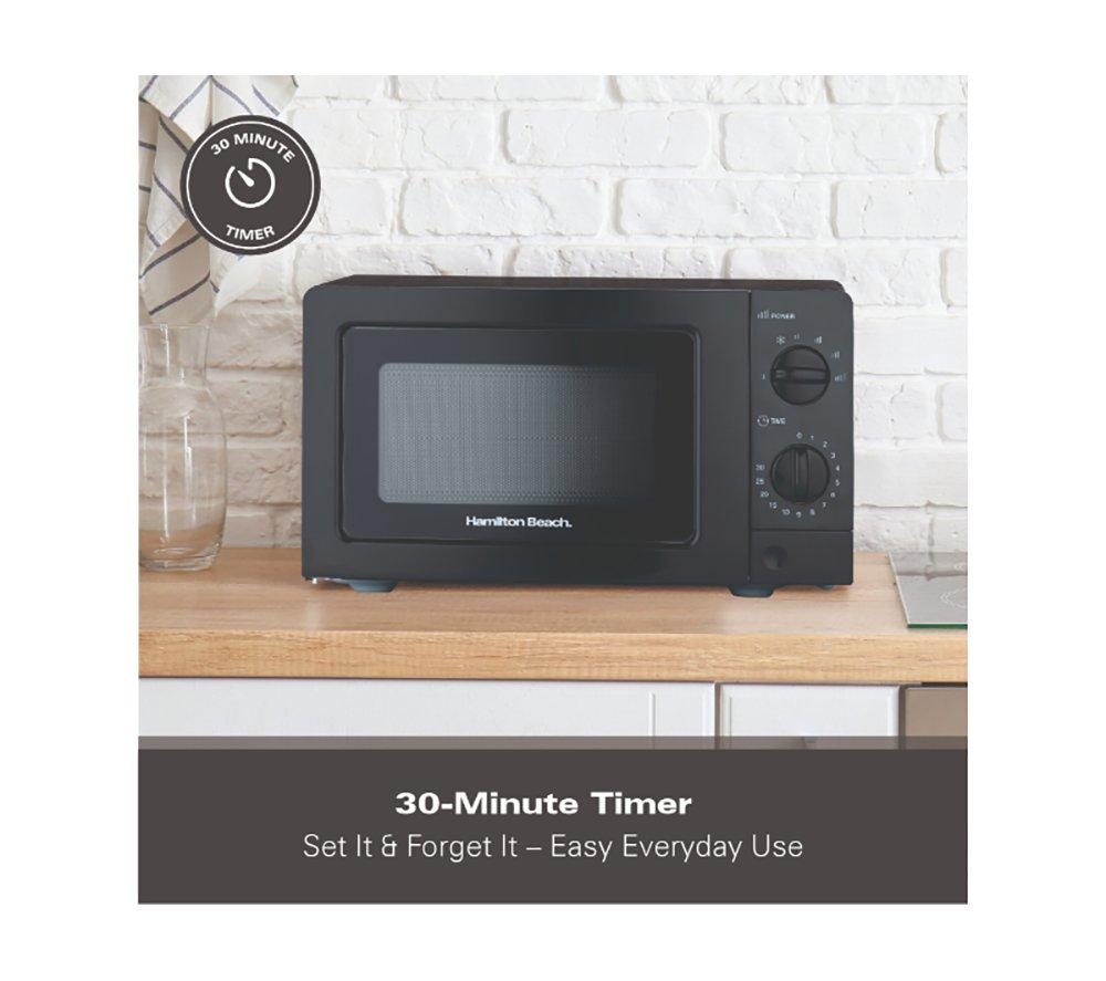 HAMILTON BEACH HB70T20B Compact Solo Microwave - Black