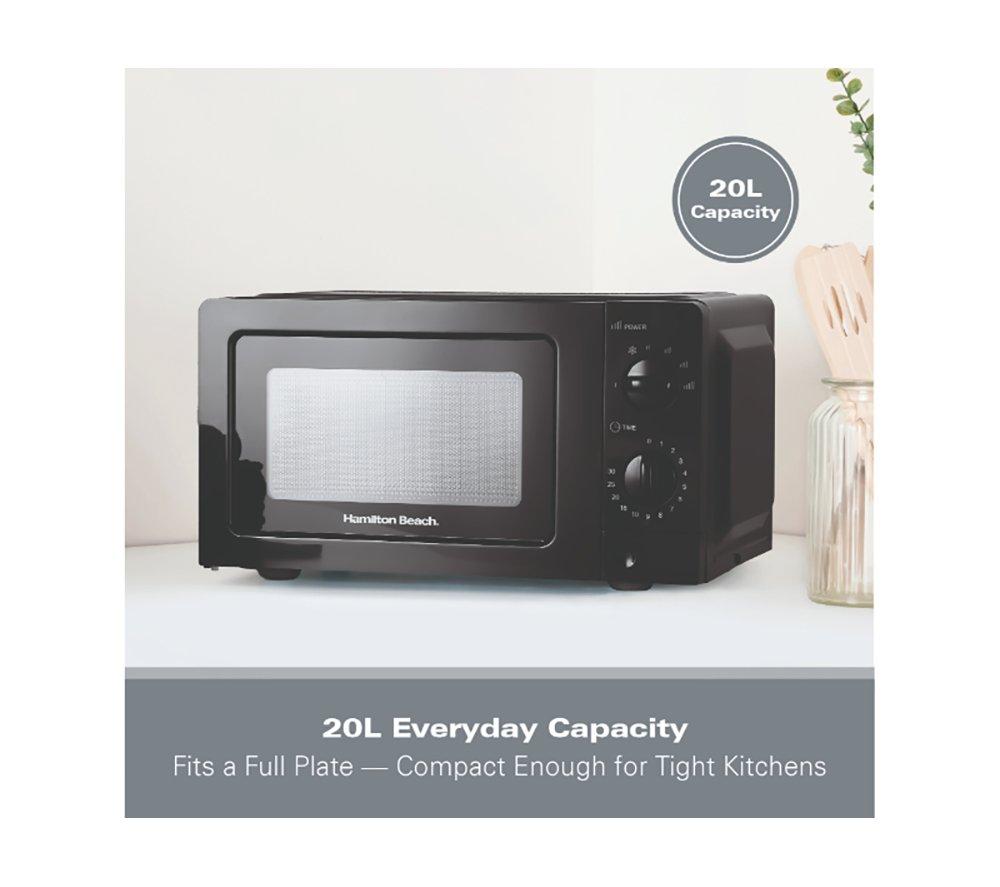 HAMILTON BEACH HB70T20B Compact Solo Microwave - Black