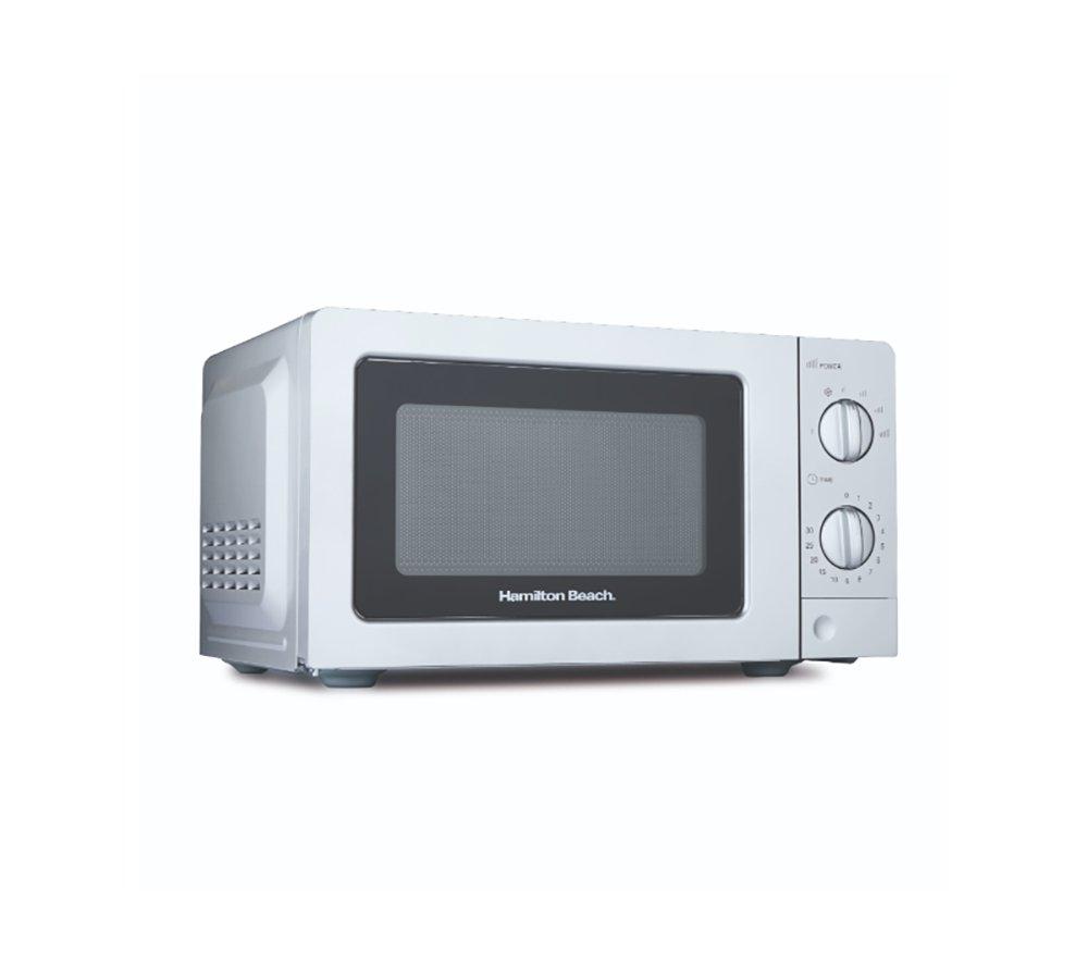 HAMILTON BEACH HB70T20S Compact Solo Microwave - Silver