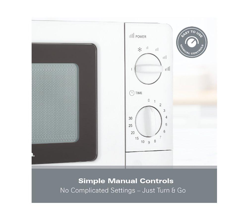 HAMILTON BEACH HB70T20W Compact Solo Microwave - White