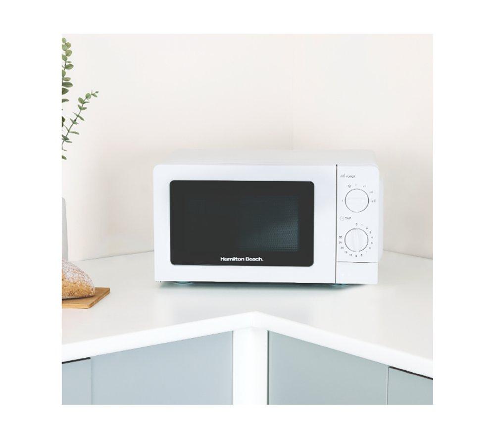 HAMILTON BEACH HB70T20W Compact Solo Microwave - White