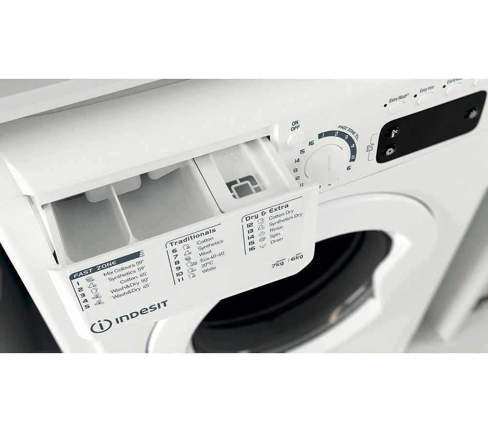 INDESIT EWDE 761483 W UK 7 kg Lavadora Secadora - Blanco