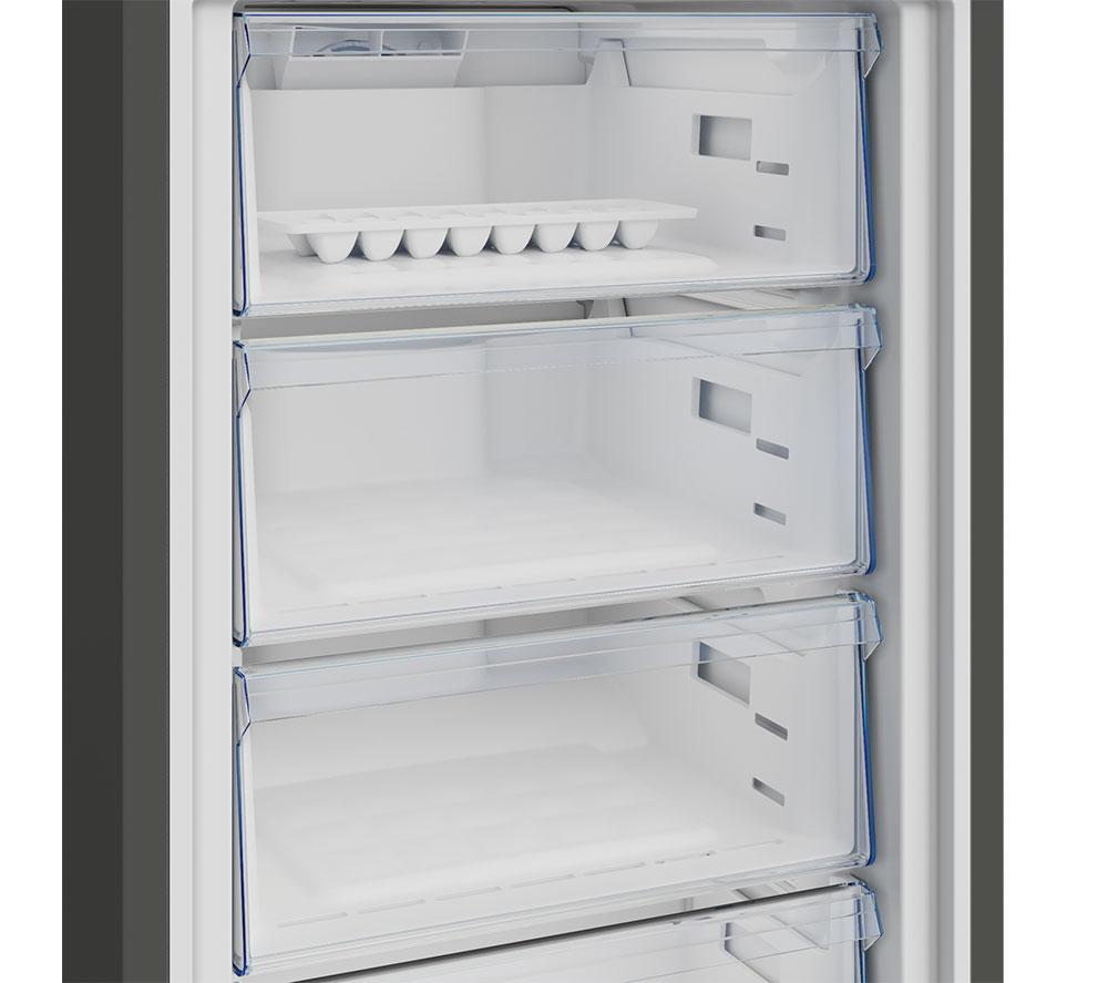 BEKO Pro HarvestFresh AeroFlow CNG4692VA Frigorífico Combi 50/50 - Antracita