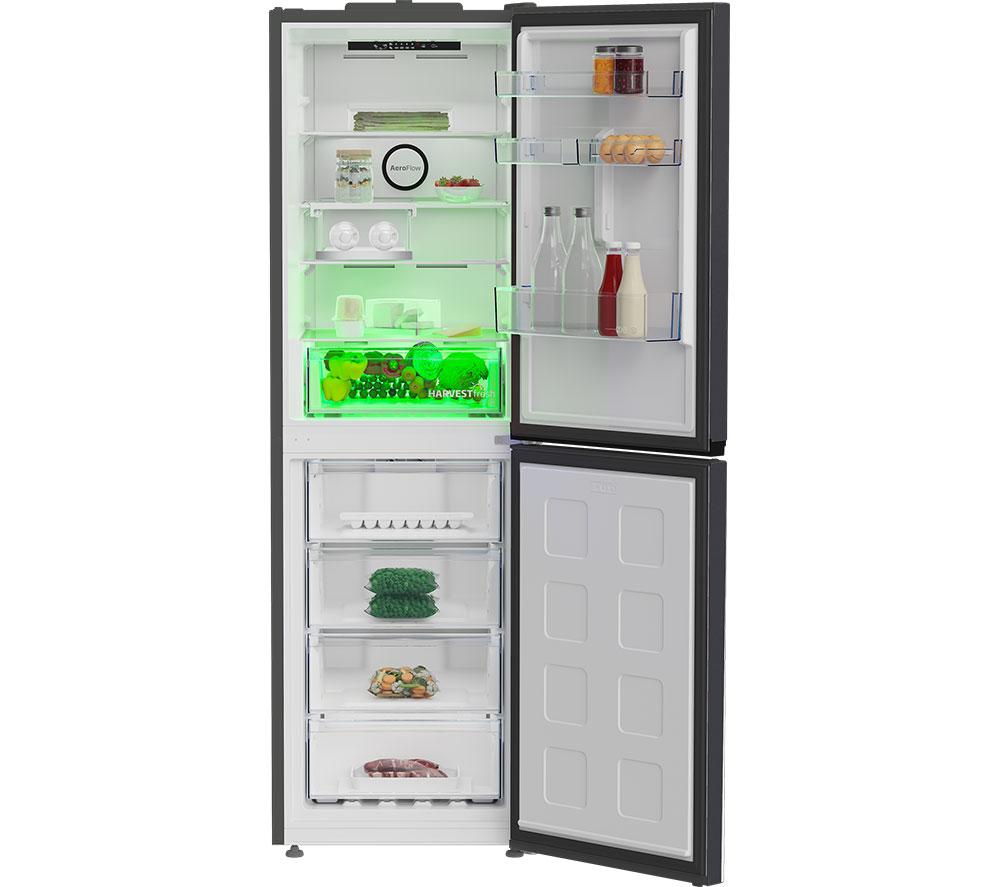 BEKO Pro HarvestFresh AeroFlow CNG4692VA Frigorífico Combi 50/50 - Antracita