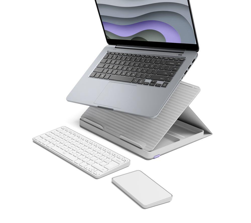 LOGITECH Casa Pop-up Desk Wireless Keyboard & Touchpad Set - Nordic Calm